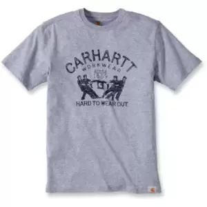 Image of Carhartt Mens Short Sleeve Cotton Hard To Wear Out Graphic T-Shirt XS - Chest 30-32' (76-81cm)