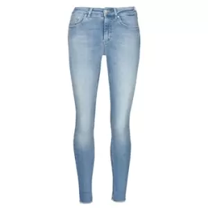 Image of Only ONLBLUSH womens Skinny Jeans in Blue - Sizes EU XS / 32,EU M / 32,UK 6 / 8,UK 10 / 12,UK 12 / 14,EU XL / 30