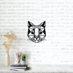 Image of Cat Black Decorative Metal Wall Accessory