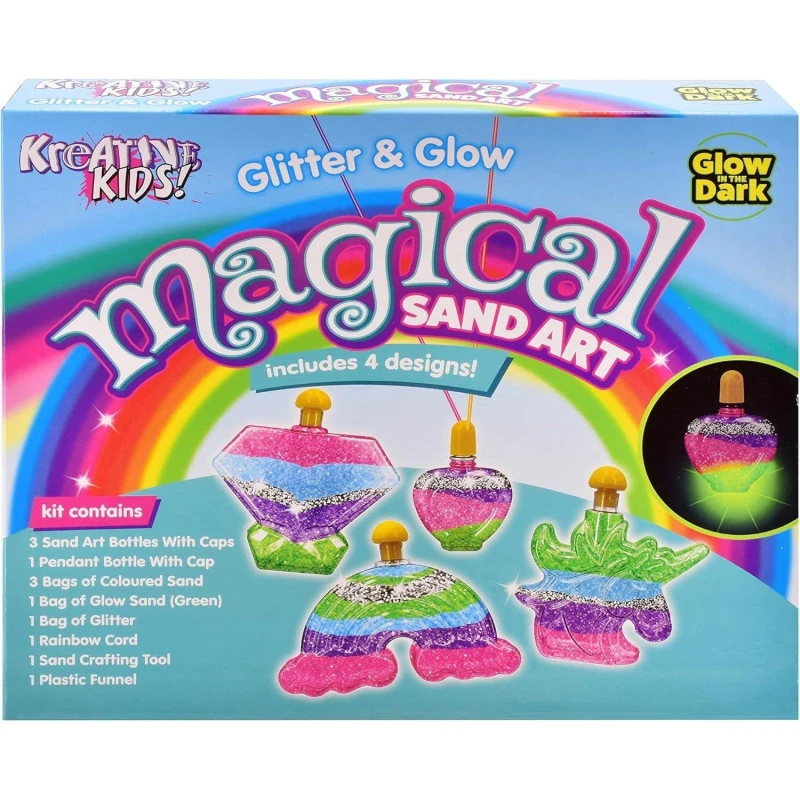 Image of Kreative Kids Magical Sand Art Kit Pink