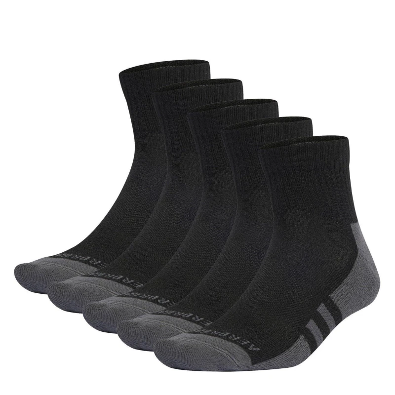 Image of adidas Aeroready Ankle 6 Pack Socks Junior - Black 1 - 6