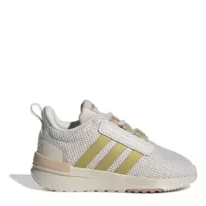 Image of adidas Racer Infant Girls Trainers - Beige