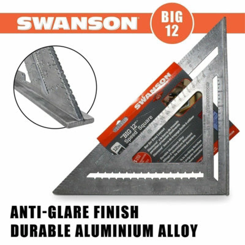 Image of Swanson Carpenters Speed Square Imperial SWA-T0108 Length: 300mm