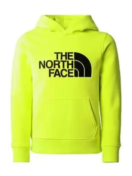 Image of Boys, The North Face Older Boy Drew Peak Overhead Hoodie - Yellow, Yellow, Size XL=15-16 Years