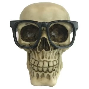Image of Skull Wearing Glasses Ornament