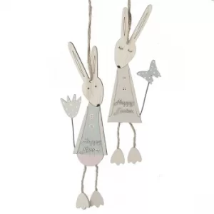 Image of Dangle Leg Rabbit Hanging Decs (One Random Supplied) by Heaven Sends