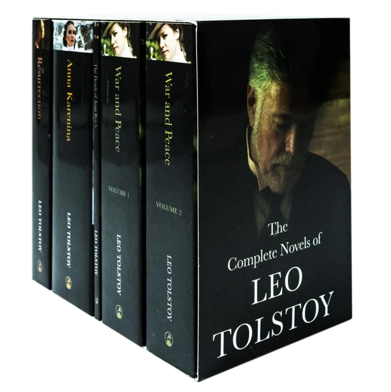 Image of The Complete Novels of Leo Tolstoy Classic Stories 5 Books Collection Box Set (Resurrection, Anna Karenina, The Death of Ivan Ilyich) Leo Tolstoy Book