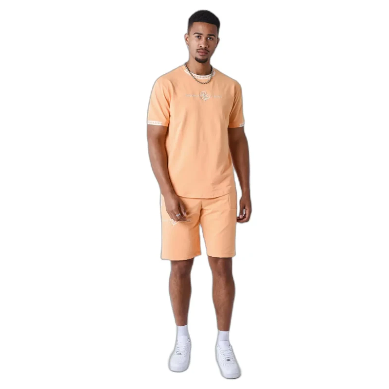 Image of Project X Paris T-Shirt with contrasting logo band Project X Paris Orange Male S