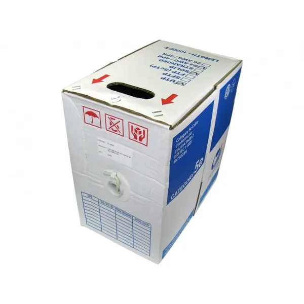 Image of 305 Metre Box Cat 5E UTP Solid Core Cable