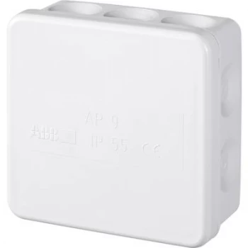 Image of Junction box L x W x H 86 x 86 x 39mm ABB 2TKA140014G1 Grey