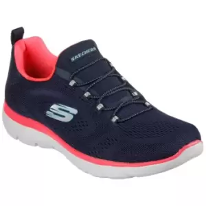 Image of Skechers Womens Summits Perfect Views Memory Foam Trainers UK Size 8 (EU 41)