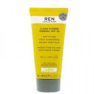 Image of REN Clean Skincare Face Clean Screen Mineral SPF30 50ml