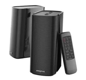 Image of Creative T100 2.0 Hi-Fi Desktop Speakers - Black