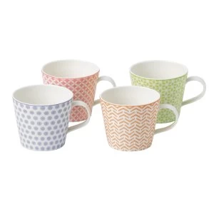 Image of Royal Doulton Pastels accent mugs set of 4