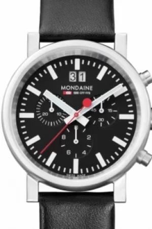 Image of Mens Mondaine Swiss Railways Chronograph Watch A6903030414SBB