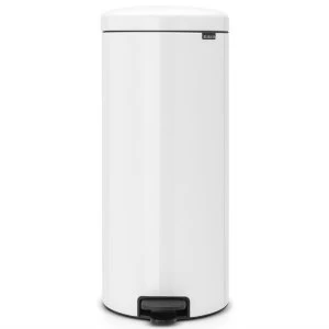 Image of Brabantia newlcon 30L Pedal Bin - White