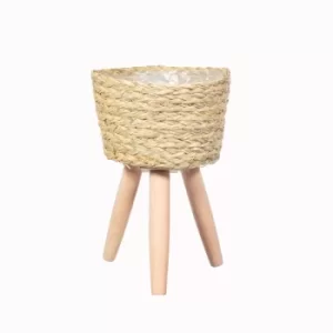 Image of Sass & Belle Basket Planter on Legs Small