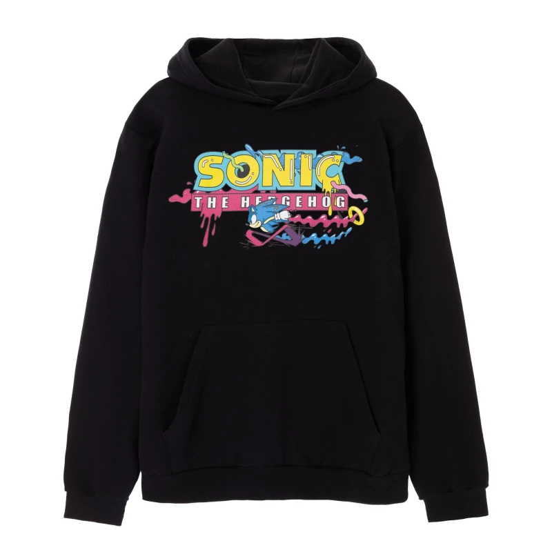 Image of Sonic the Hedgehog Hoodie Black male