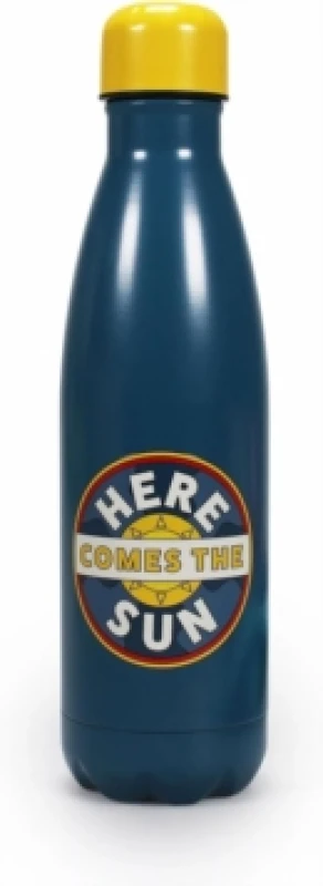 Image of The Beatles Water Bottle Metal (500ml) - The Beatles (Here Comes) Multi