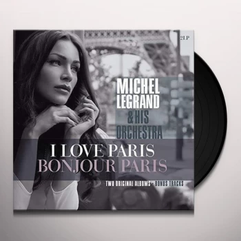Image of Michel Legrand & His Orchestra - I Love Paris & Bonjour Paris Vinyl