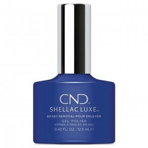 Image of CND Shellac Luxe Gel Nail Polish 238 Blue Eyeshadow
