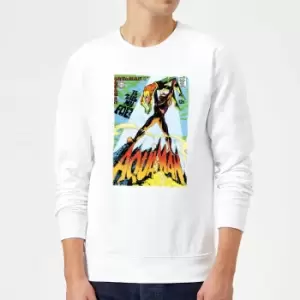 Image of Justice League Aquaman Cover Sweatshirt - White - M