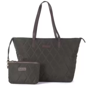 Image of Barbour Womens Witford Quilted Tote Olive One