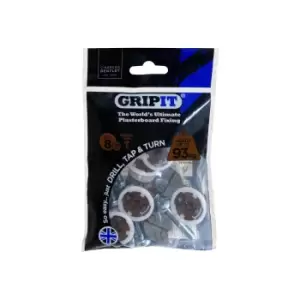 Image of 20mm Plasterboard Fixing - 8 Pack (Brown)