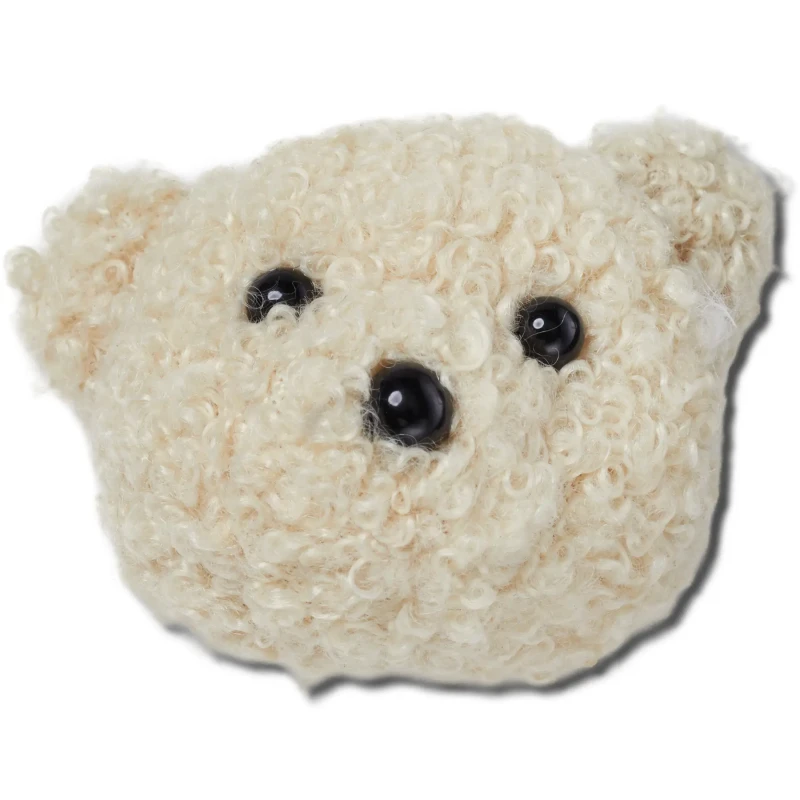 Image of Crocs Jibbitz Crocs Terry Teddy Bear Face Beige Unisex TU