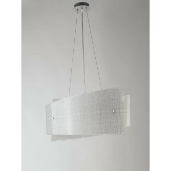 Image of Fan Europe Lighting - Fan Europe PROJECT 4 Light Pendant Ceiling Light White 60x20x30cm