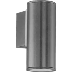 Image of Riga - Outdoor Wall Downlight Anthracite IP44, GU10 - Eglo