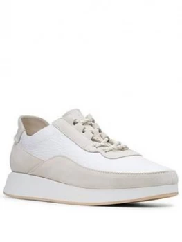 Image of Clarks Originals Kiowa Pace Trainers - White