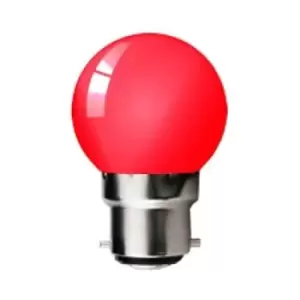 Image of Bell 1W LED BC/B22 Golf Ball Red - BL60003