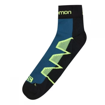 Image of Salomon XA Pro Running 2 Pack Socks Mens - Black/Blue
