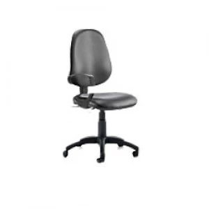 Image of Task Office Chair Eclipse III Lever Black Vinyl With Loop Arms