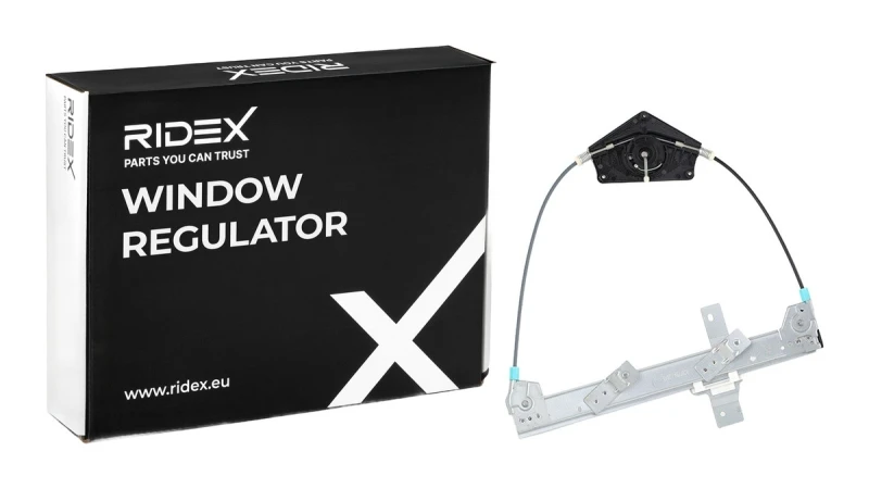 Image of RIDEX 1561W0256 Window regulator Left, Operating Mode: Electric, without electric motor Window Winder (1561)