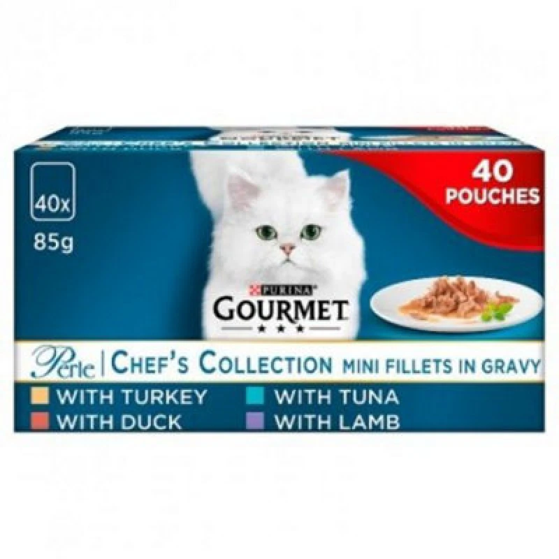 Image of Gourmet Perle Chefs Collection Wet Cat Food 111075531