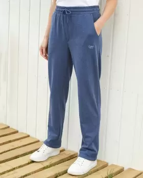 Image of Cotton Traders Coloured Jog Pants in Blue