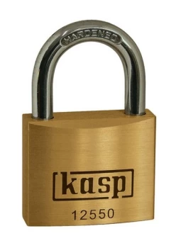 Image of K12550 Premium Brass Padlock 50mm - Kasp