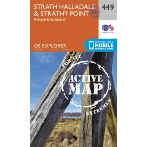 Image of Strath Halladale and Strathy Point by Ordnance Survey (Sheet map, folded, 2015)