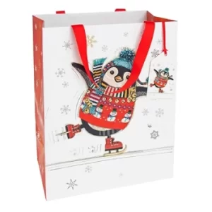 Image of Kooks Xmas Penguin Skater Gift Bag Large