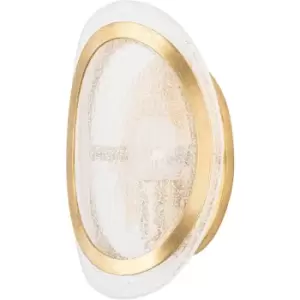 Image of Hudson Valley Danes 1 Light Wall Sconce Vintage Gold Leaf