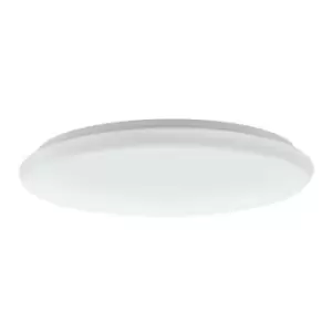 Image of Giron LED Flush Ceiling Light White Remote Control Included, cct - Eglo