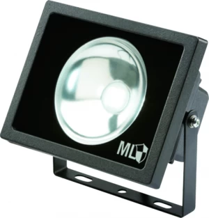 Image of KnightsBridge IP65 Adjustable Low Energy LED Security Flood Light Black Aluminium. - 30 Watt