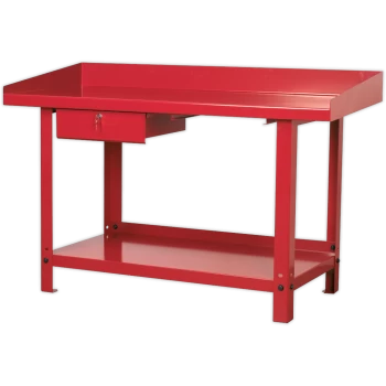 Image of Sealey Metal Workbench with Drawer 1.5m