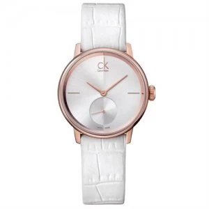 Image of Calvin Klein Ladies Accent Rose Gold Plated Watch - K2Y236K6