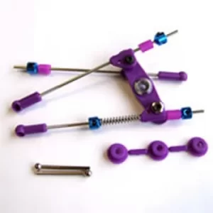 Image of Fastrax Pre-Assembled Throttle/Brake Linkage Set Purple