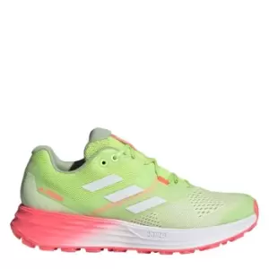 Image of adidas Terrex Two Flow Trail Running Shoes Womens - Almost Lime / Crystal White /