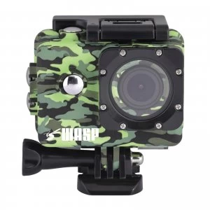 Image of Waspcam 9942 WiFi 4K Sports Action Camcorder - Camo