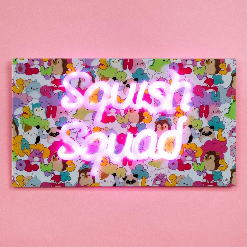 Image of Squishmallows Squish Squad Neon Wall Light